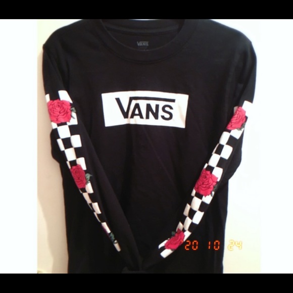vans long sleeve checkered